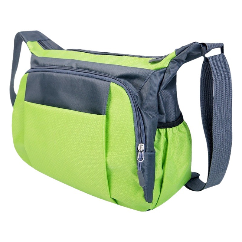 Travel bag large capacity crossbody advertising bag printed logo Oxford cloth messenger bag middle-aged and elderly large sales gift
