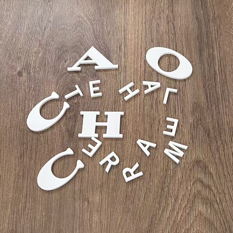 Koumou's Woven Bag Letter Accessories DIY Accessory 3D Printed Charm Multi-Color Koumou's Woven Bag Letter Accessories DIY Accessory 3D Printed Charm Multi-Color
