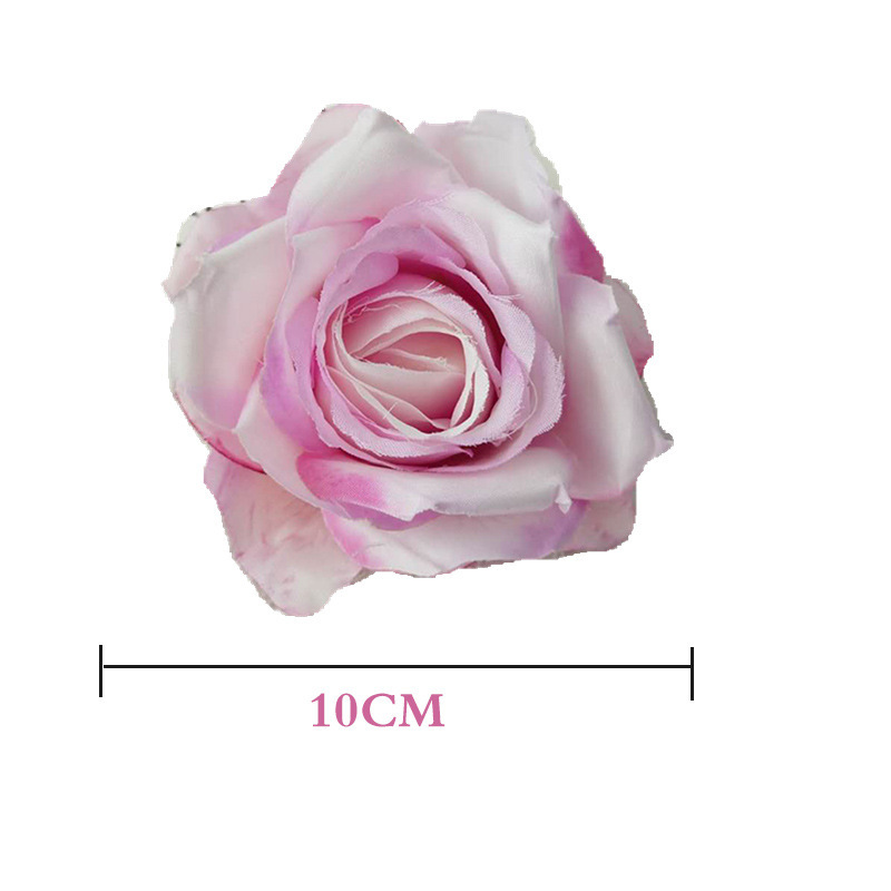 Fábrica directa de simulación de bordes de rosas de seda europea pequeños accesorios de disparo de artículos de boda