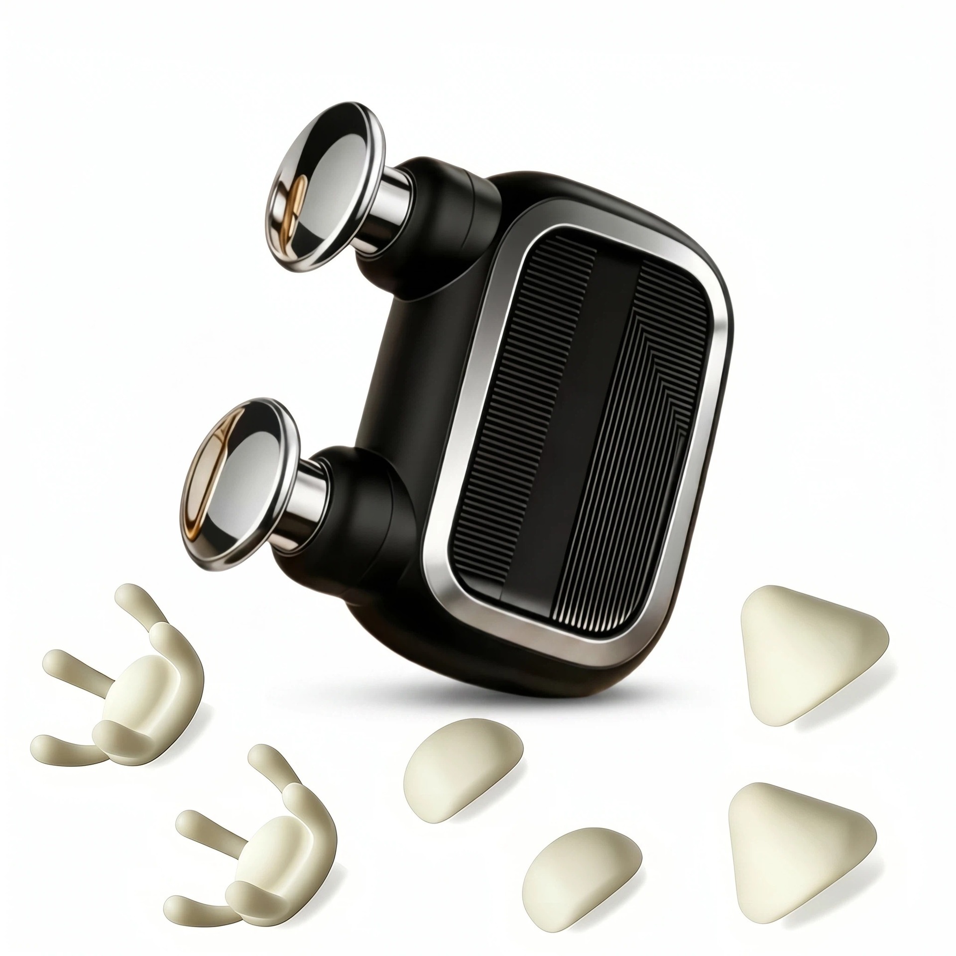 Nouveau pistolet de massage des fascias portable transfrontalier à tête unique pour hommes et femmes, mini masseur de cou à moteur sans balais_voghion.com