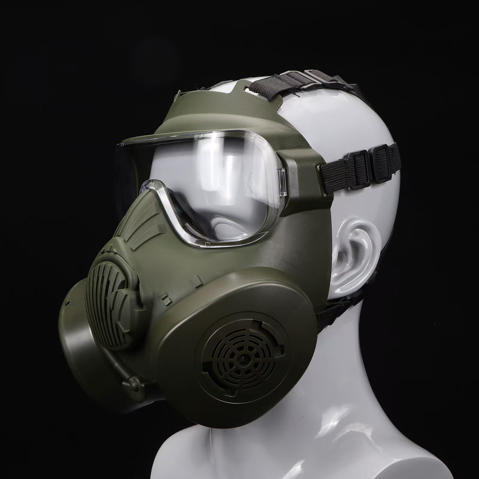 Máscara de gas táctico Navy SEAL M50 real CS equipo ventilador militar montar al aire libre colpaly máscara