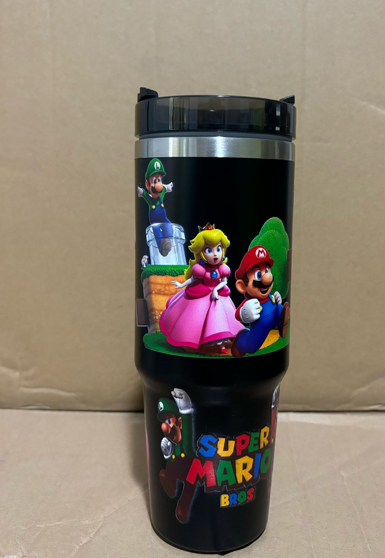 Nuevo patrón de dibujos animados taza de helado 30oz taza de coche taza de café con aislamiento al vacío de acero inoxidable 304