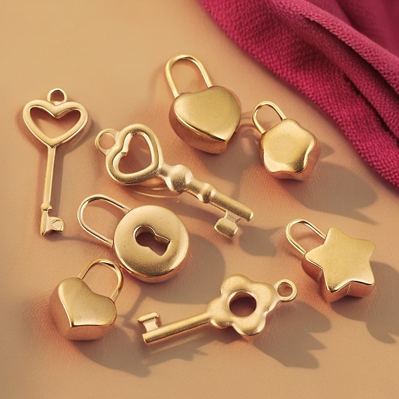 5g Weight Pendant Jewelry Making Type Pendant Classification 5 PCS/Package Quantity 304 Stainless Steel Material Round, Star, Heart Shape Pattern All Seasons Season Plating Design Simple Style, Classic Style Style 5 PCS/Package 304 Stainless Steel Round Star Heart Shape Pendant Pendant 2