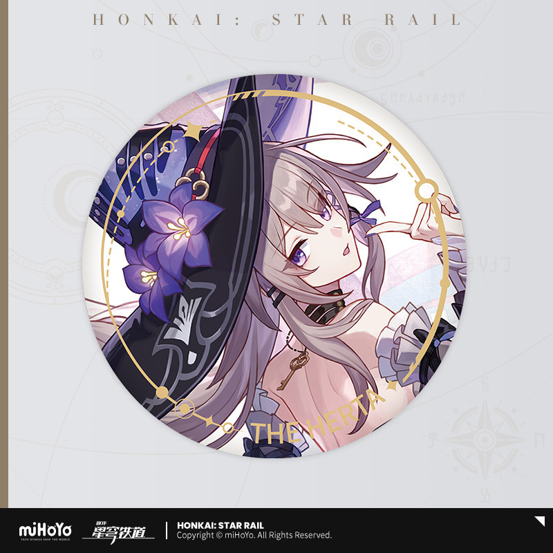 正規品 MiHoYo/崩壊: 星空鉄道スタンドアップ絵画シリーズ缶バッジ-知恵と運命|undefined