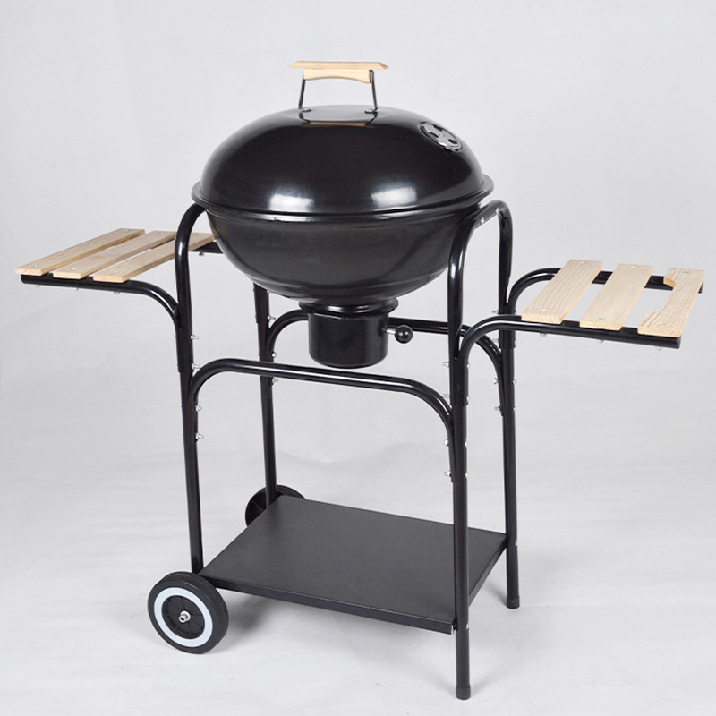 Parrilla de barbacoa de manzana transfronteriza de 18 pulgadas Parrilla de barbacoa de campamento al aire libre Parrilla de barbacoa de patio al por mayor Estufa de barbacoa multifuncional