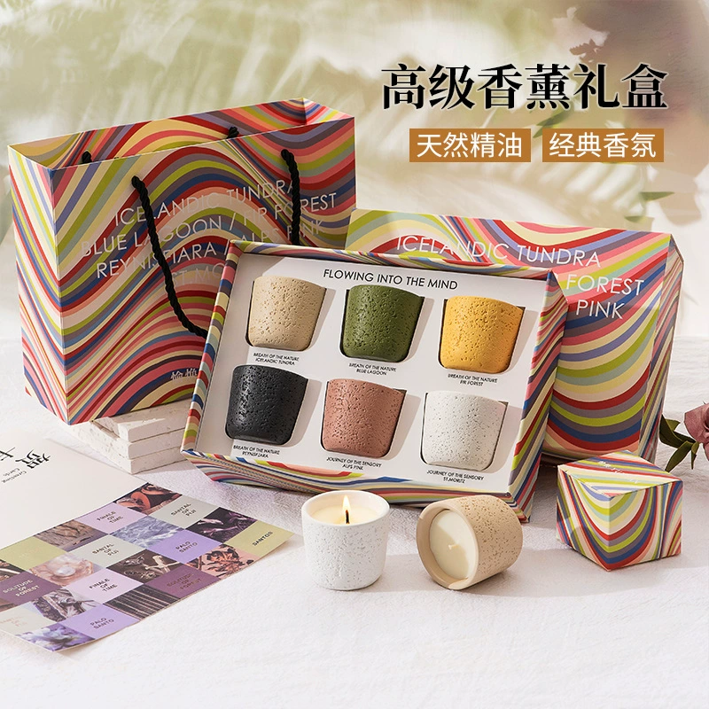 Подарочная коробка для свечей с ароматерапией в Исландии