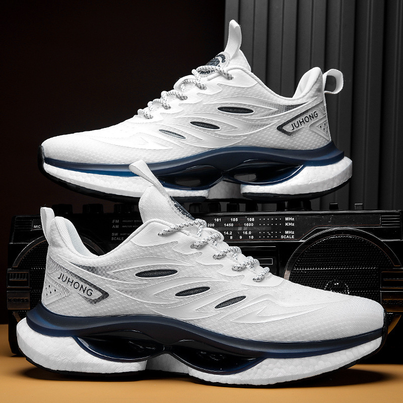 Cross-border explosions men's sports shoes Torre shoes flick popcorn bottom breathable mesh casual running shoes a generation of hair