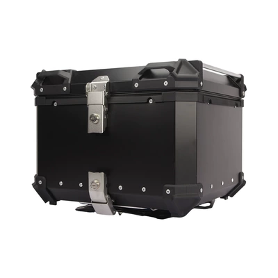45L 100L electric car tail — Motorcycle trunk - 50l-flat-black