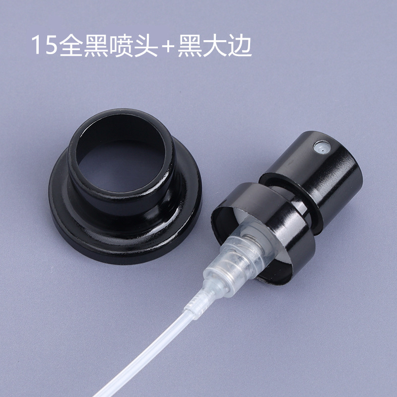 En stock 15-boca boquilla cosmética perfume pulverización fina oro plata negro 13-boca máquina de sellado de la boquilla de bayoneta