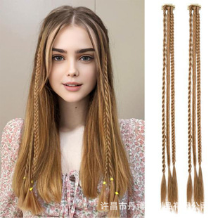Cross-Border European and American Three-Strand Small Braids Hair Extensions Women's Wig Braids Bb Clip Style Small Braids Sexy Boxing Braids