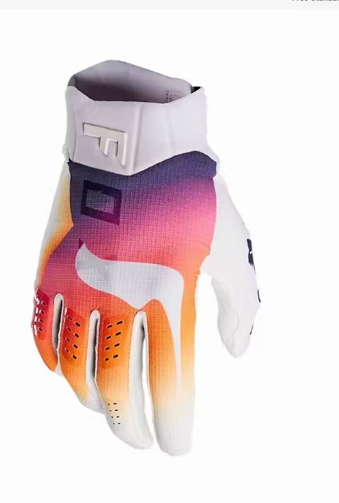 22 guantes coloridos para bicicleta de montaña, compatibles con pantallas táctiles, resistentes al desgaste, para montar en motocicletas todoterreno.