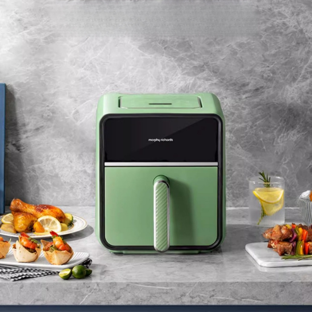 Air Fryer Household New Multi-Functional Intelligent Steam Baking Large-Capacity Electric Fryer Visual All-In-One