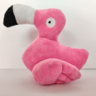 Cross-Border Popular Flamingo Eye Embroidery Cute Plush Animal Toys Wholesale Gifts for Friends and Parties