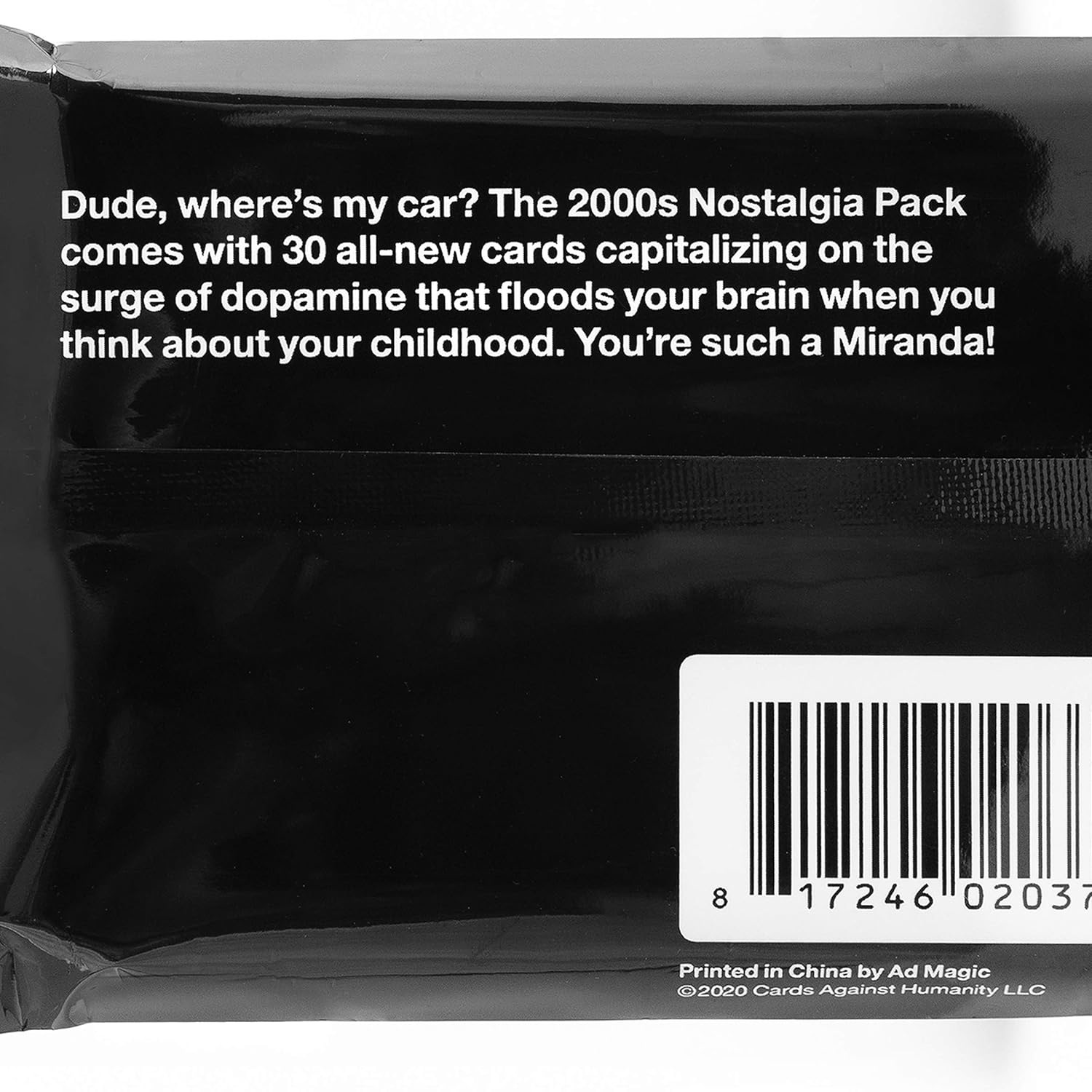 Pacchetto nostalgia degli anni 2000 del gioco da tavolo Cards Against Humanity._voghion.com