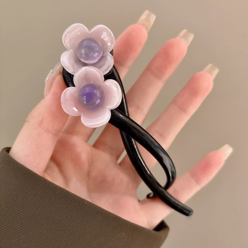 Twist una palabra clip de cabello para mujeres detrás de la cabeza clip de cabello 2024 nuevo estilo de alta calidad medio clip de cabello tiburón adornamiento para el cabello image 9