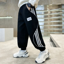 男童秋装裤子2025新款中大童春秋款男孩韩版运动卫裤秋季长裤