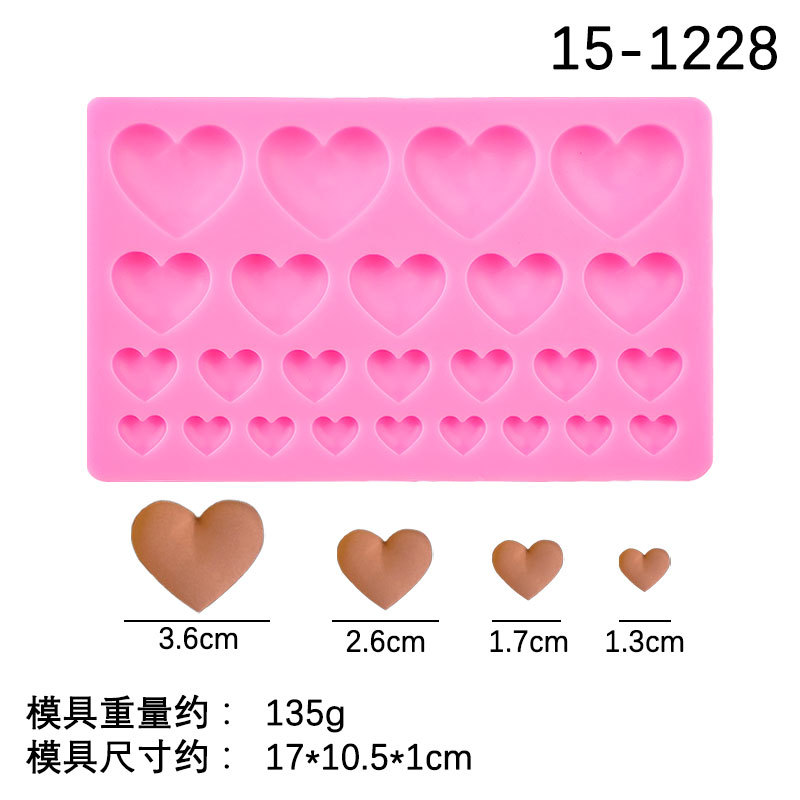 Molde de Silicona en Forma de Corazón para Repostería y Chocolate image 7