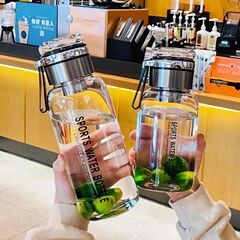 高颜值泡茶大容量耐高温玻璃玻璃杯杯子茶杯便携加厚茶水分离水杯