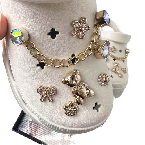Crocs accessories, high-end shoe flowers, detachable pearl shoe buckles, garden shoes, beach bags, decorative buckle accessories, wholesale