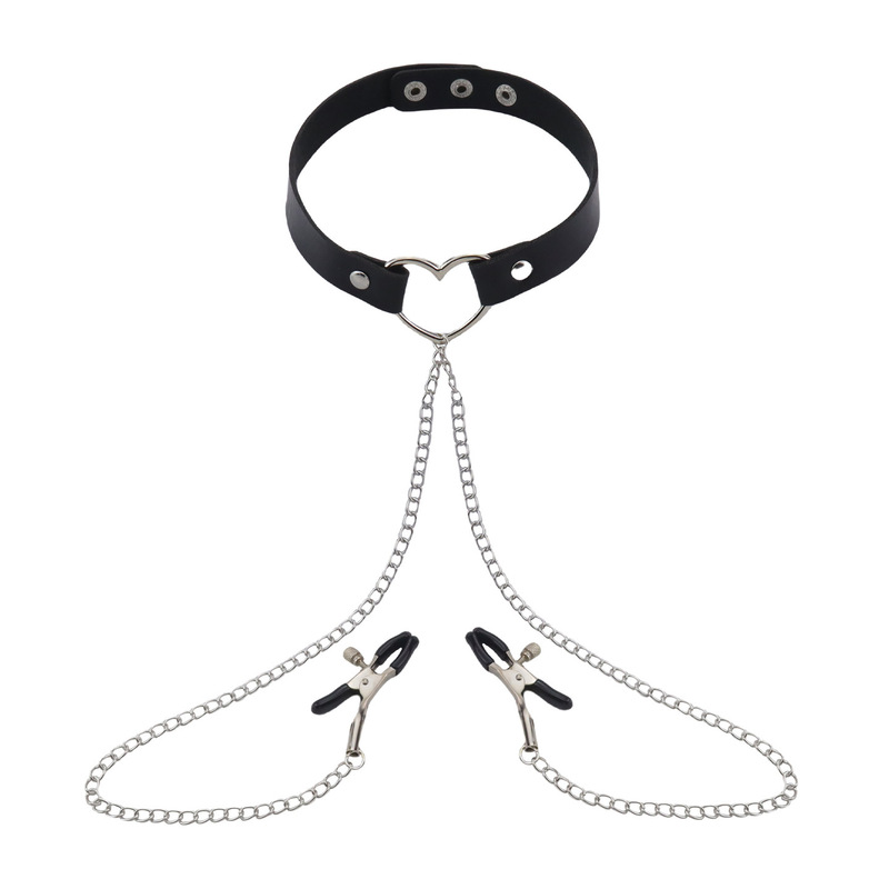 Fun Collar sm Nipple Traction Toy Adult Adjustment Women's Products Couples Alternative Stimulation Flirting Nipple Traction Toy Fun Collar sm Nipple Traction Toy Adult Adjustment Women's Products Couples Alternative Stimulation Flirting Nipple Traction Toy