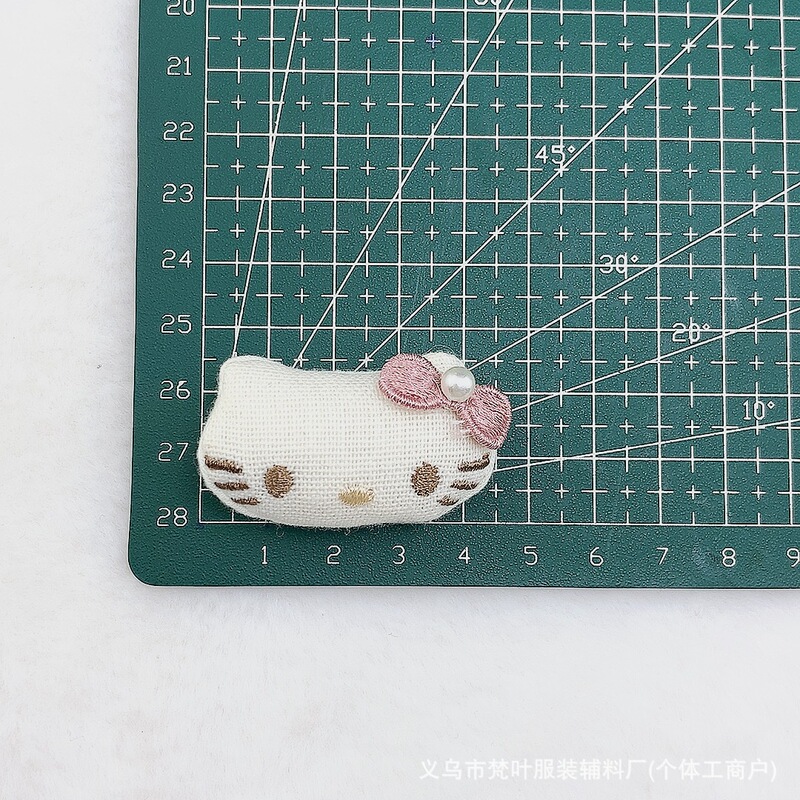 韩系卡通手工充棉卡通头饰品发饰发圈配件装饰品衣服服装辅料配饰|undefined
