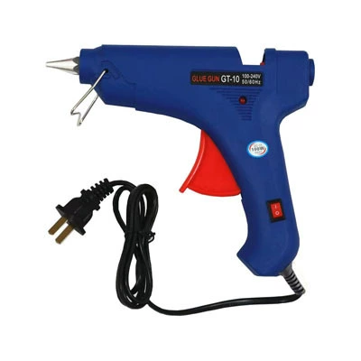 Sade hot melt glue gun small large 20w100w temperature regulating hot glue gun household industrial hot melt glue gun wholesale (Yapışqan paylayıcı adapterlər) - gt-10-blue-switch-100w-us-gauge-two-flat-inserts