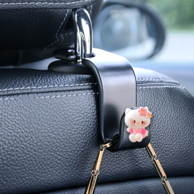 Nuevo lindo gatito decoración de coche de dibujos animados coche consola central decoración de la pantalla de navegación decoración de la cabeza