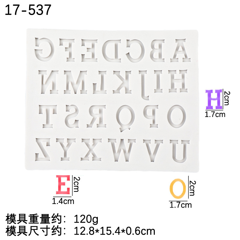 Nuevo caso letras silicona fondant molde DIY pastel decoración inglés chocolate cumpleaños decoración
