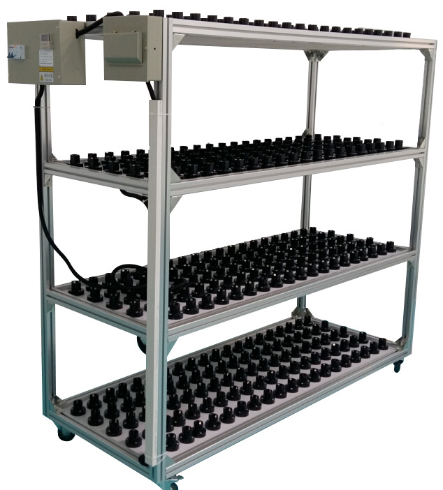 专业生产LED老化架E27老化架 E27移动老化车E27球泡灯老化灯泡