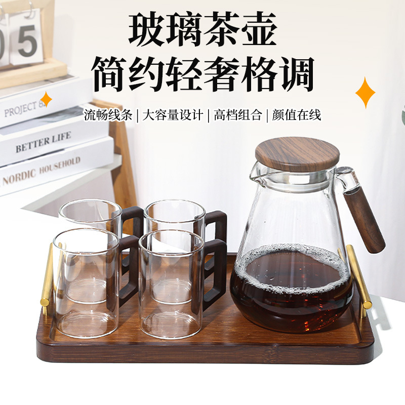 Glass teapot