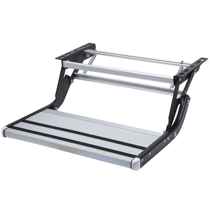 RV ladder camping ladder folding manual single drop ladder folding aluminum solid RV door entrance RV ladder camping ladder folding manual single drop ladder folding aluminum solid RV door entrance