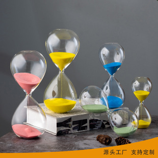 Glass Hourglass Creative Gifts for Relatives and Friends Transparent Water Drop Hourglass Glass Hourglass Timer Crafts