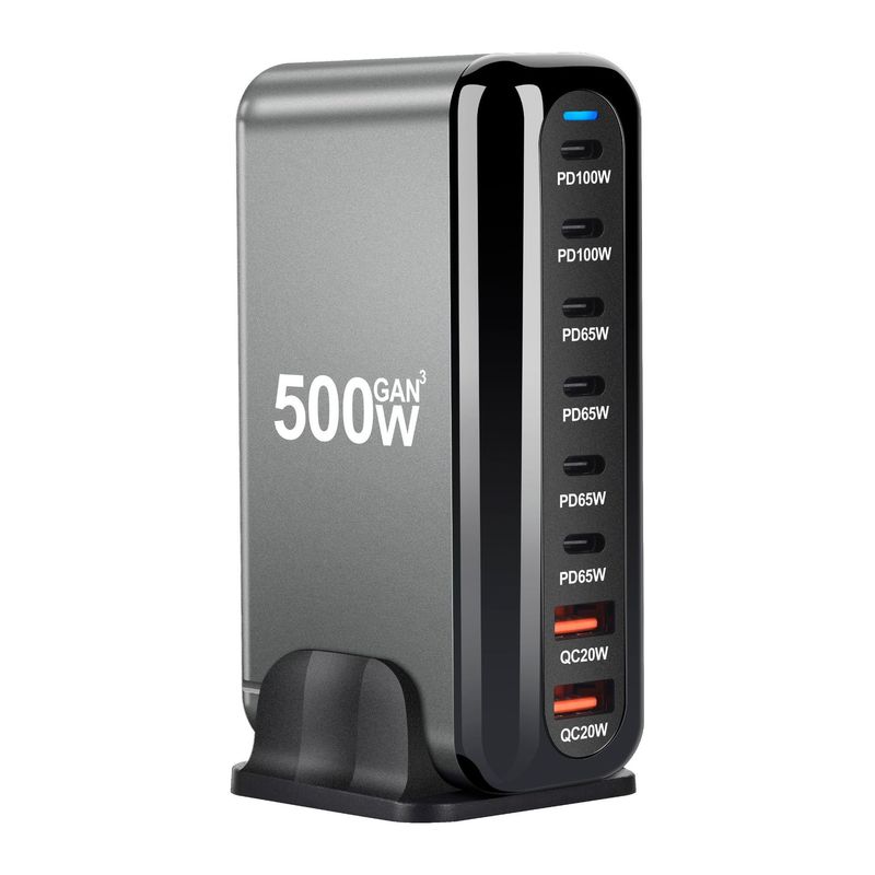 電気アダプター充電器電気器具充電440Wガリウム320WPD窒化デスクトップ600W機能充電|undefined
