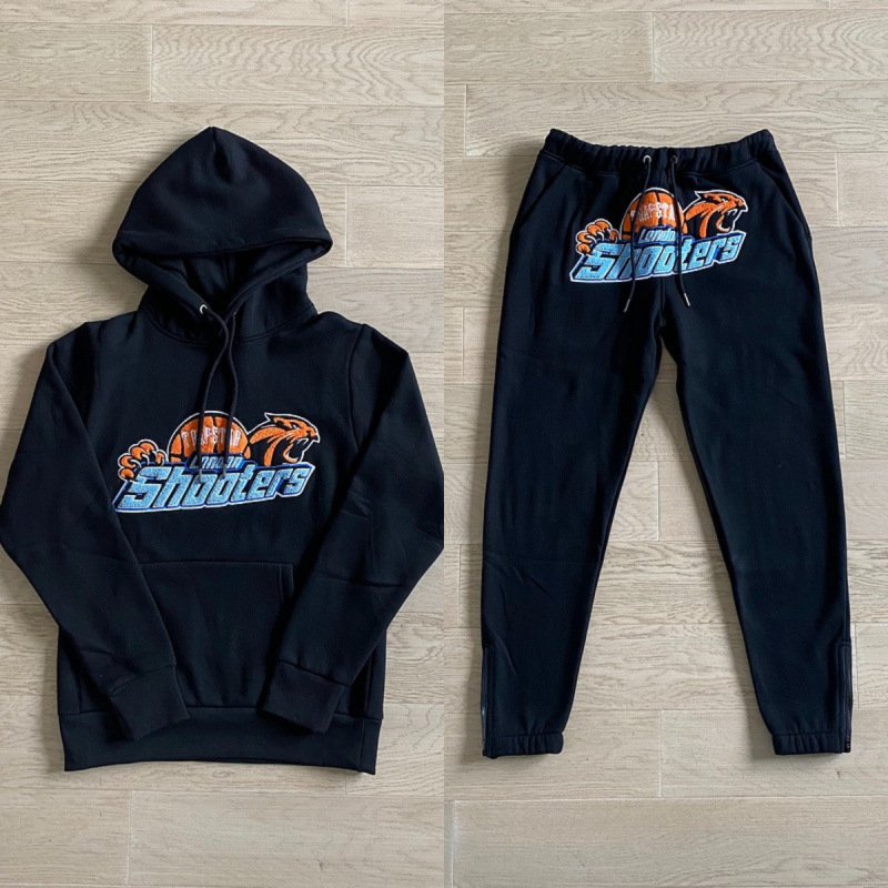 2025Trapstar スウェットシャツ スポーツウェア ジッパー ジャケット スーツ アーチ型文字刺繍 UKDRIPDRILL メンズ|undefined