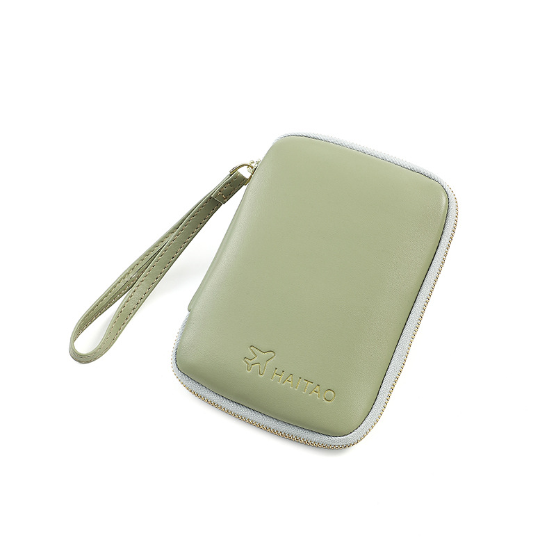 Bolsa de tarjetas, pasaporte, clip, bolsa de llaves, cremallera multifuncional, bolsa de cambio en un solo documento, bolsa de almacenamiento para lápiz labial, bolsa de auriculares