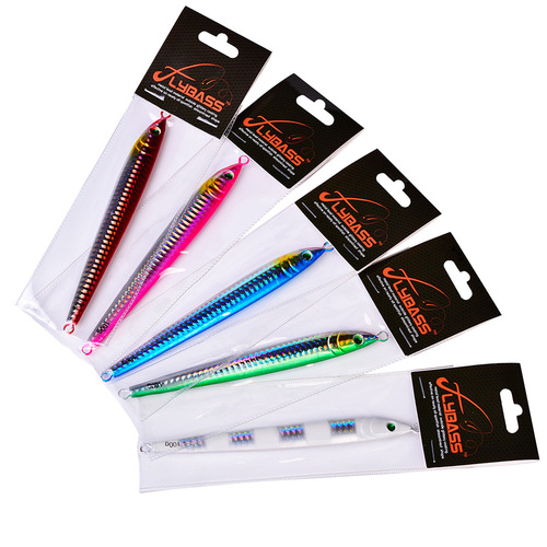 Relaxday Fishing Deep Sea Boat Fishing Multi-Color Metal Lure 7G-100G Lead Fishing Lure Iron Plate 5 Colors LF026