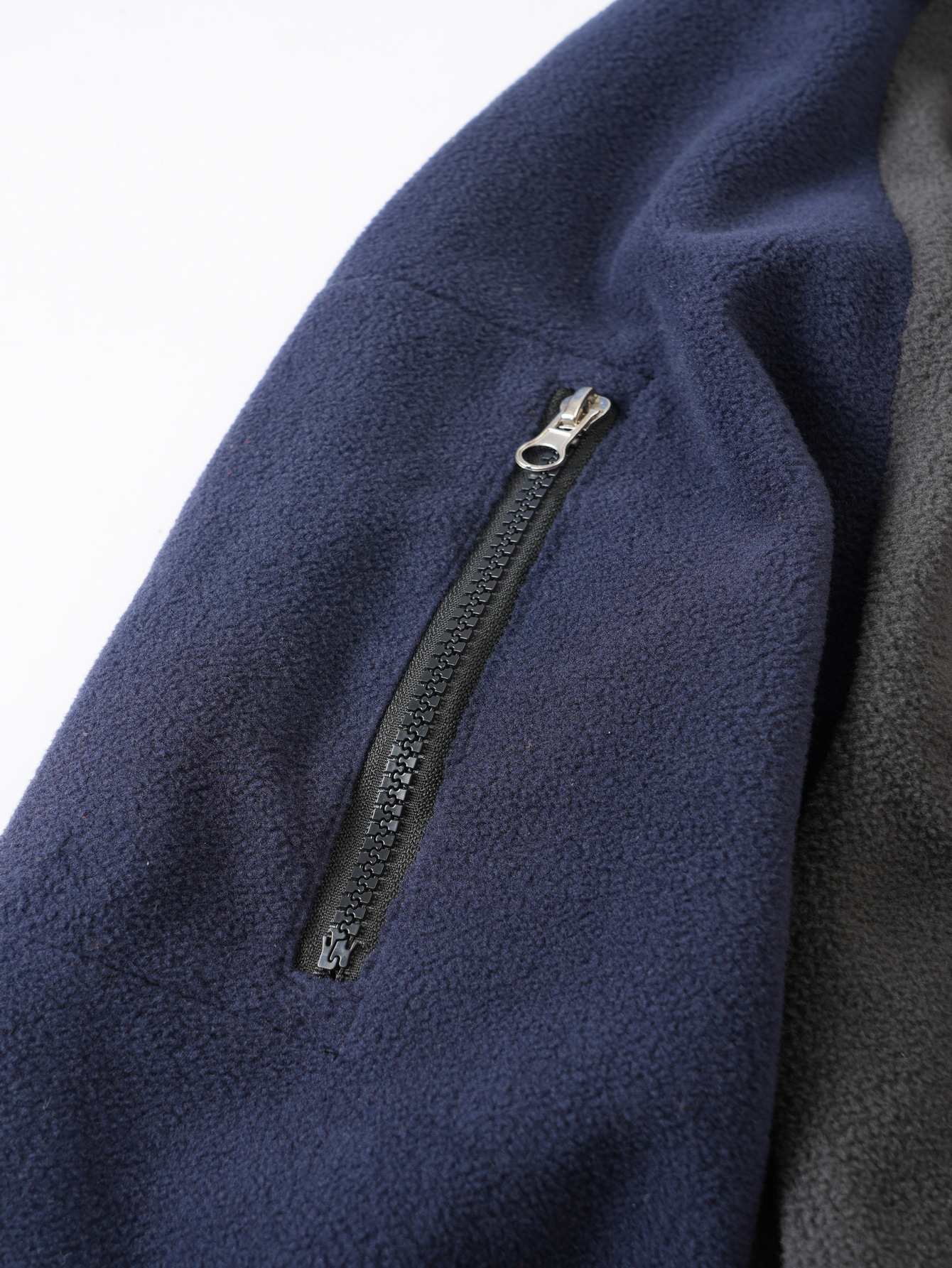 Men's Tactical Thermal Zip-up Sweater Jacket With Stand-up Collar_voghion.com