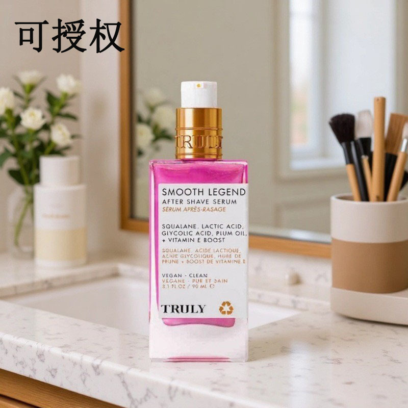 TRULY跨境顺滑传奇剃须后精华乳补水保湿深层清洁茉莉雪松梨香味|undefined