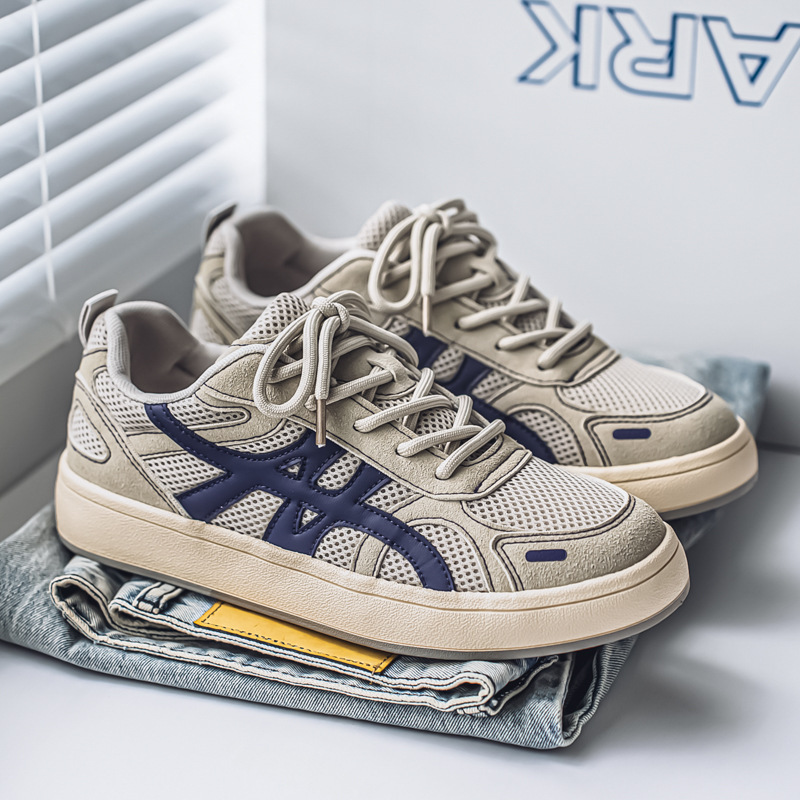 Men's Trendy Shoes 2025 New Autumn Niche Original Mesh Breathable Youth Trendy Sports Casual Sneakers