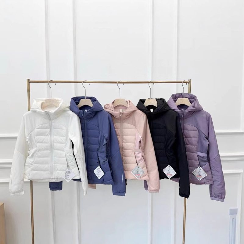 Lulu Lulu Same Style High-Quality In-Stock Wholesale 90 White Duck down Authentic Lightweight down Jacket for Women