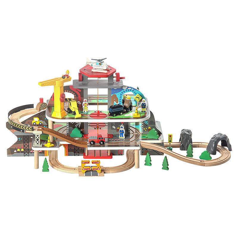 Thomas Train Track juguetes de madera para niños, bebé de aventura, juguetes prácticos de desmontaje y montaje
