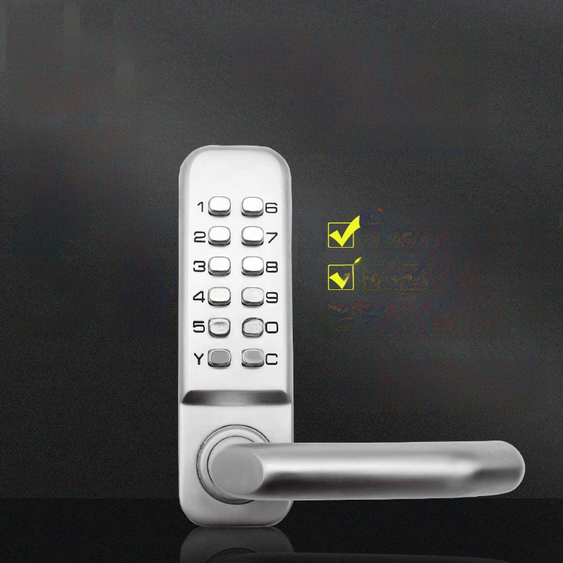 乐朗 Hardware second -generation digital button mechanical password lock courtyard rental house special digital password lock
