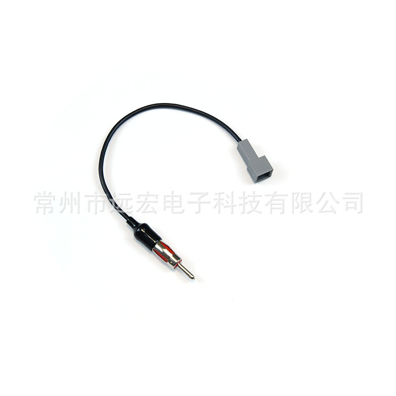 厂家供应适用骐达锋范汽车收音天线延长线DIN转ISO车载音响改装线