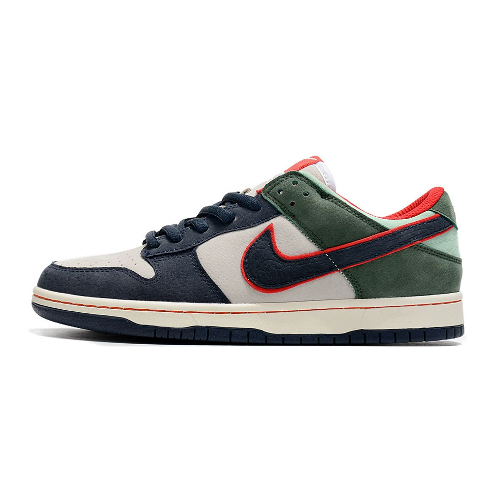 Официальные мужские кеды Nike AJ, данк, черно-белая панда, низкие, зеленое яблоко и бело-синие спортивные женские кеды Putian