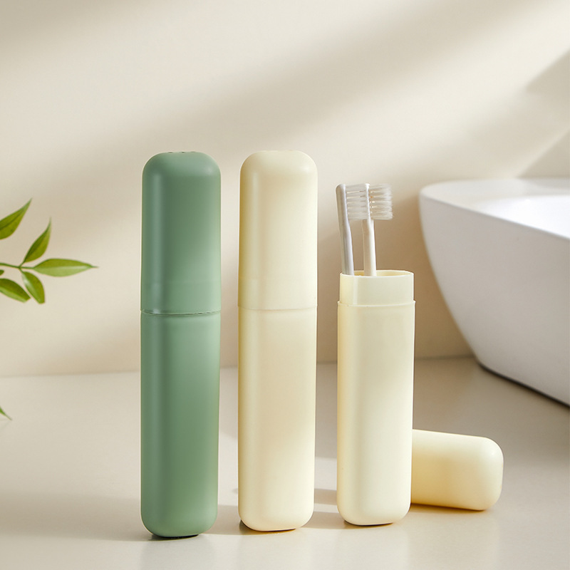 プラスチック製トラベルマウスウォッシュカップ、歯磨きカップ、歯ブラシ収納セット、ポータブル家庭用歯磨き粉歯ブラシセット|undefined