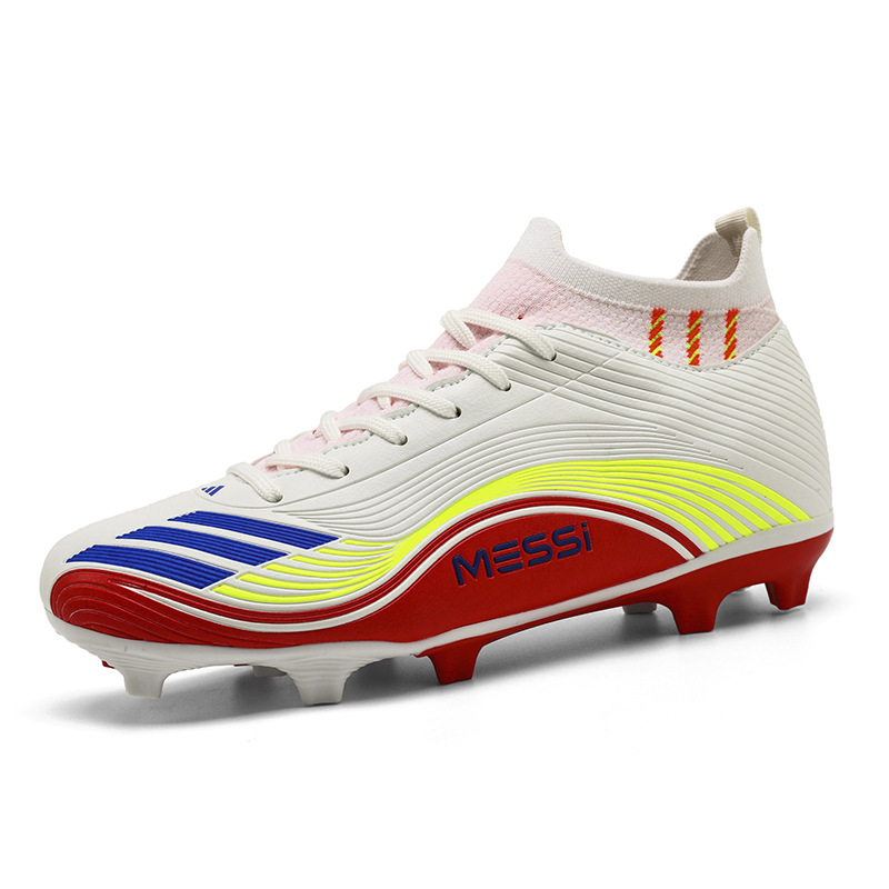 2025 nuevo clavos largos transfronterizos bajos zapatos de entrenamiento juvenil para hombres y mujeres zapatos de fútbol fábrica de comercio exterior