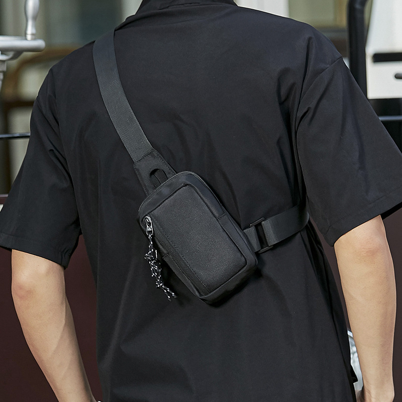 Messenger Bag men's fashion brand Japanese street Trend Sports Mini chest bag ins men's messenger bag simple cross bag