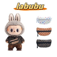 拉布布挎包1代Labubu娃衣腰包 一二三代坐坐腰包盲盒派对玩偶背包