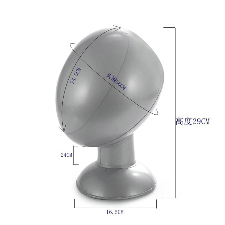 Mannequin head PVC