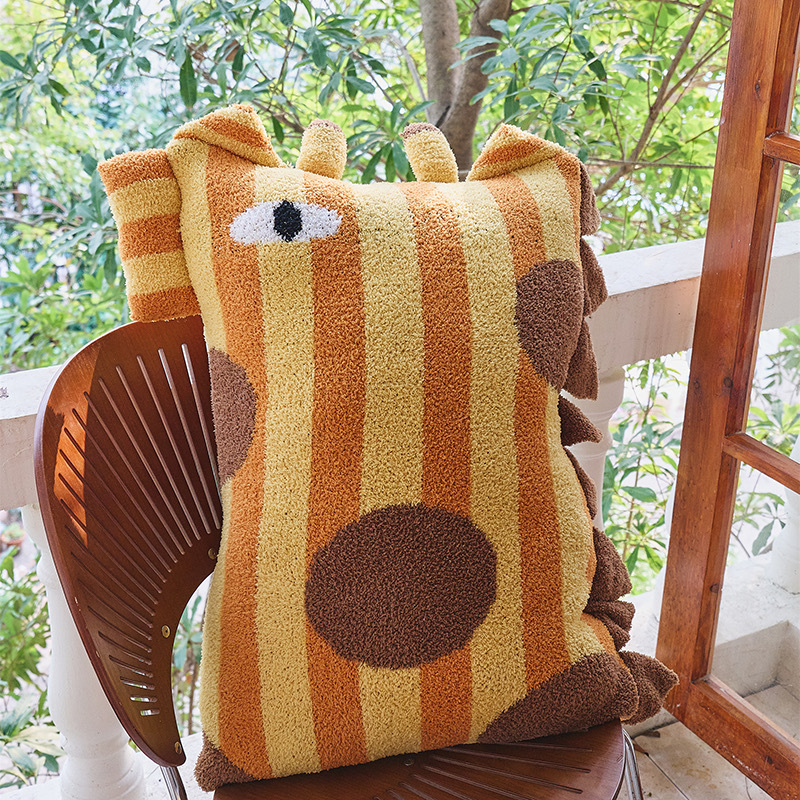 Soft and Cute Shaped Pillow, Removable and Washable Doll Pillow, Sofa Cushion, Ins Style Bedroom Decorative Pillow